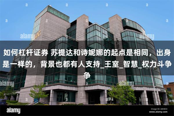如何杠杆证券 苏提达和诗妮娜的起点是相同，出身是一样的，背景也都有人支持_王室_智慧_权力斗争