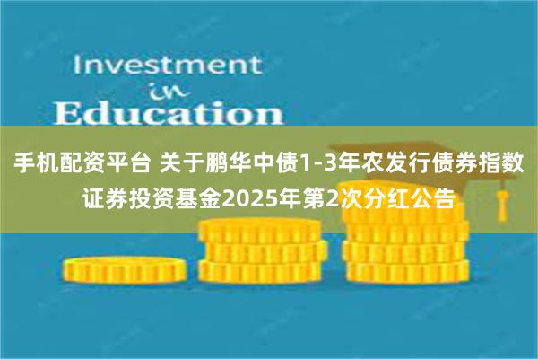 手机配资平台 关于鹏华中债1-3年农发行债券指数证券投资基金2025年第2次分红公告